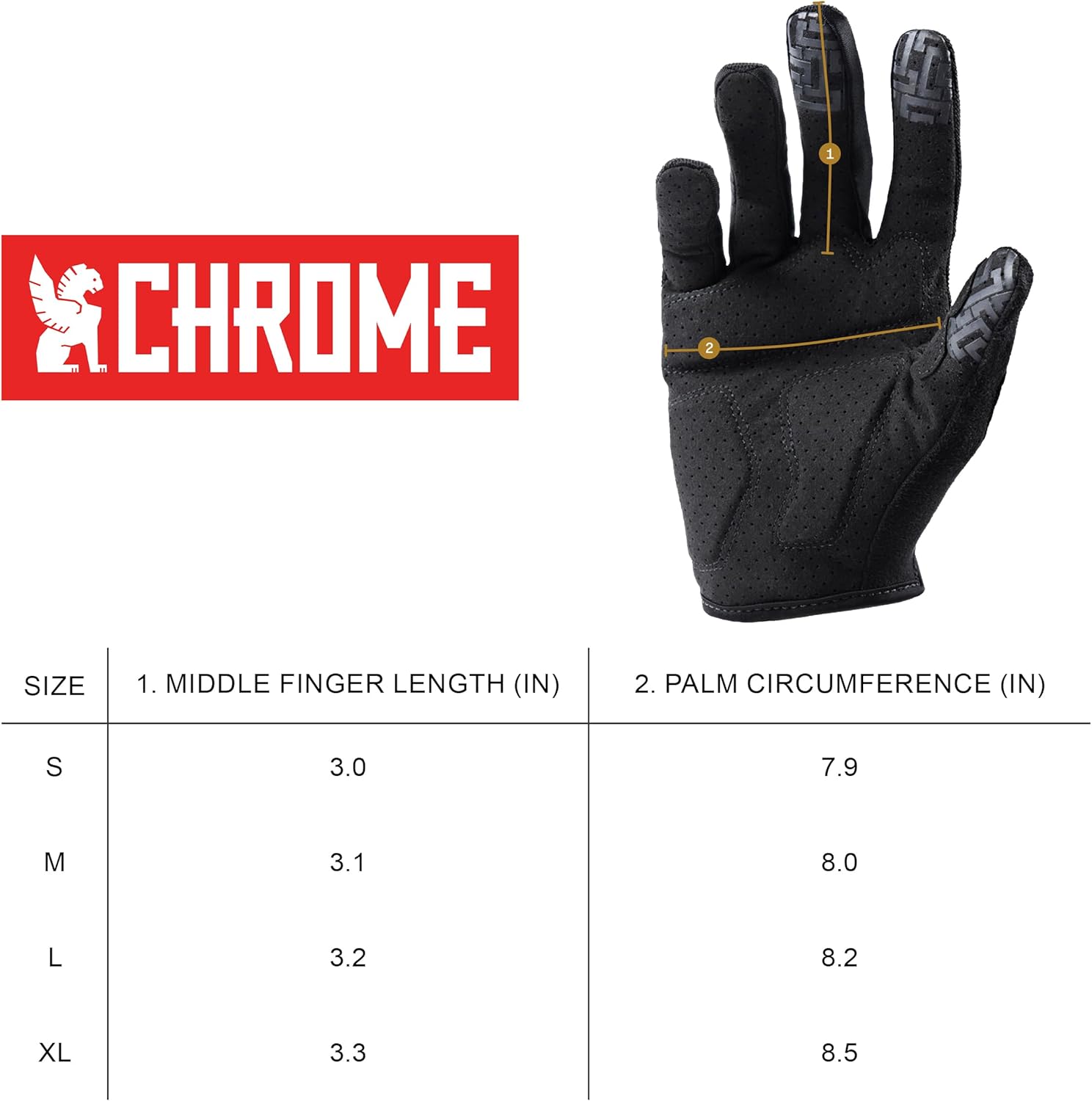 Chrome Industries Cycling Gloves 2.0