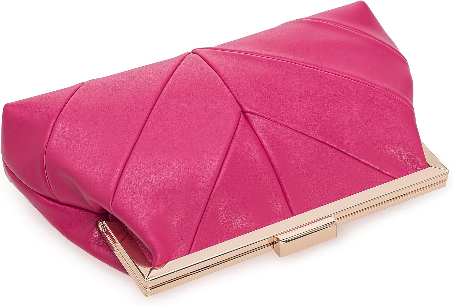 IXEBELLA PU Clutch Purse for Women Dressy Evening Bag Formal Handbag for Wedding, Prom, Cocktail Party