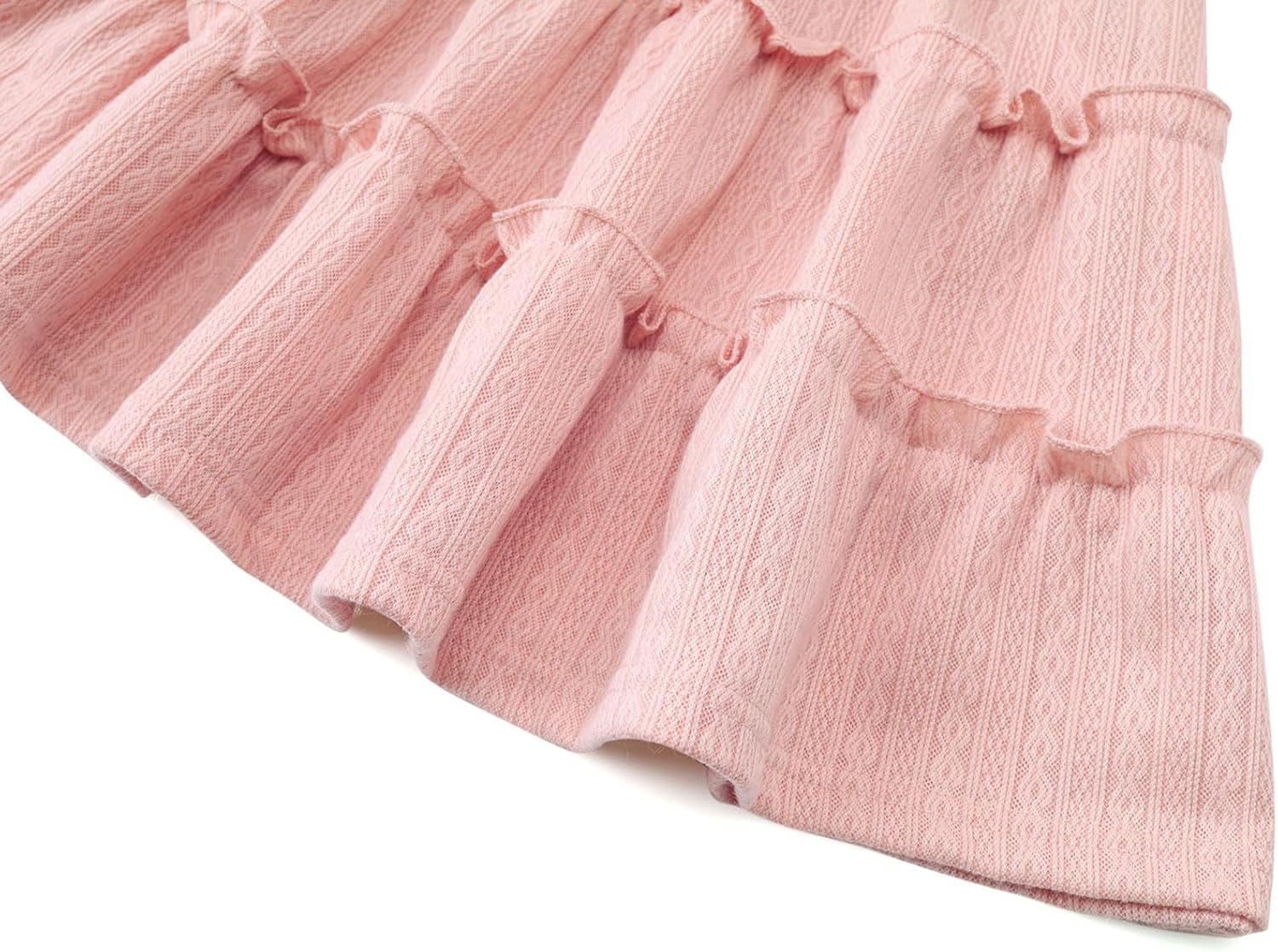 Toddler Girl Dress Baby Ruffle Long Sleeve Casual Pleated Fall Dresses - Image 7