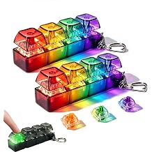 Keyboard Fidget Toy, Light Up Clicky Keyboard Fidget Toy 2Pieces