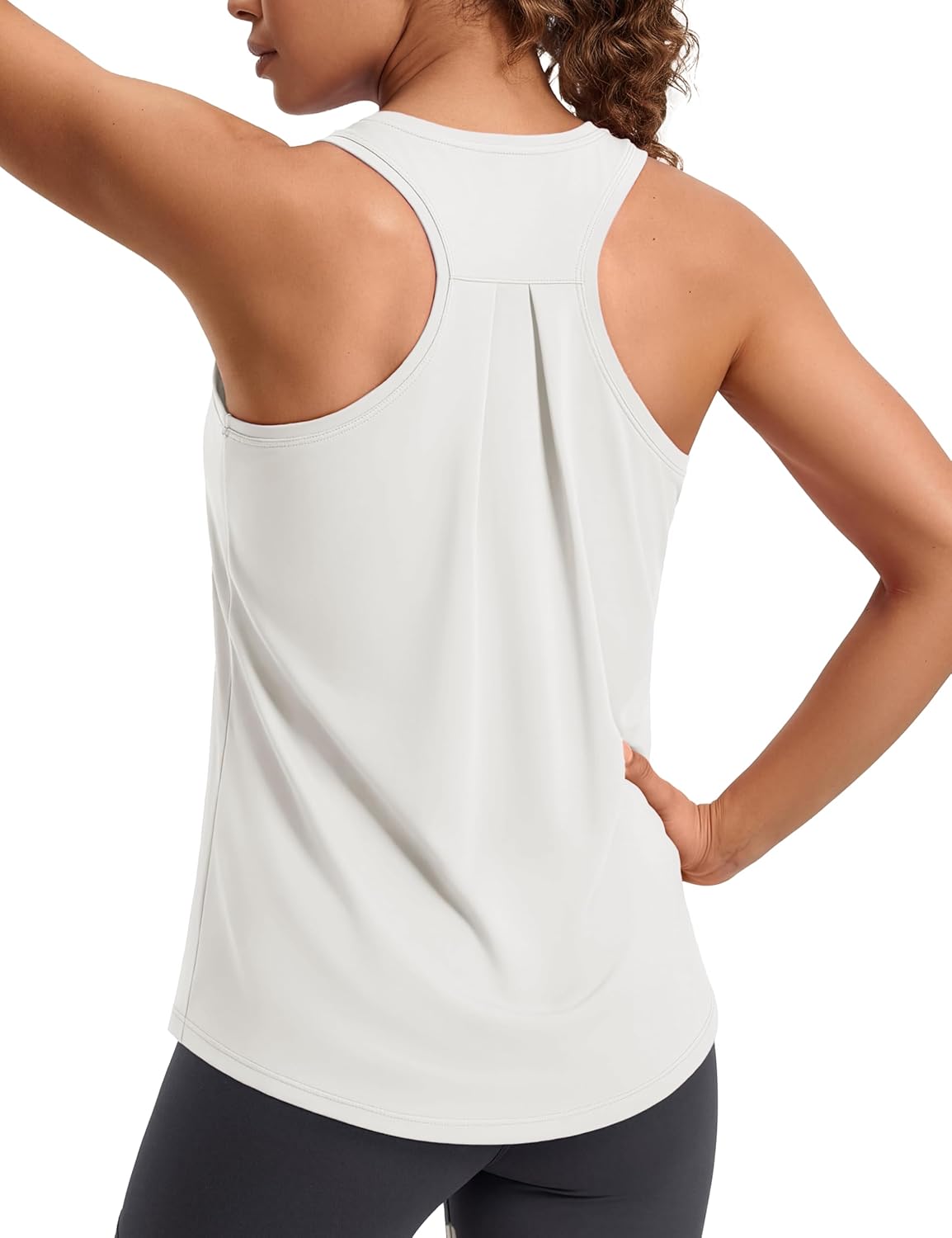 MAGCOMSEN Tank Top for Women Workout Athletic Muscle Tanks Racer backYoga Pilates Tops Sleeveless Running Gym Sports Tank