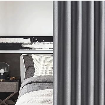 Blackout Doorway Curtains for Closet, Privacy Door Curtain Thermal Insulated Room Divider Temporary Door for Kitchen Storage Room Black, W 55 x L 71 Inch