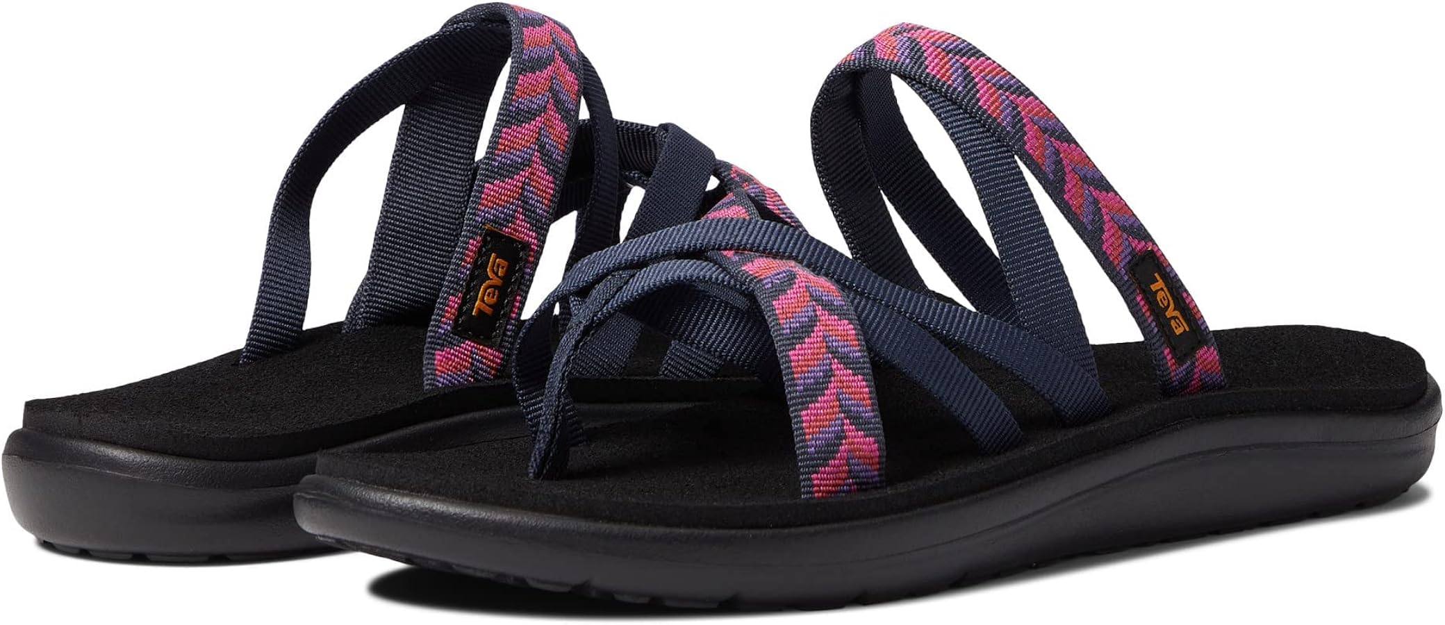 Teva W Voya Zillesa サンダル 23cm Amazon | [Teva] サンダル W Voya Zillesa レトロ幾何学ネイビー。 7