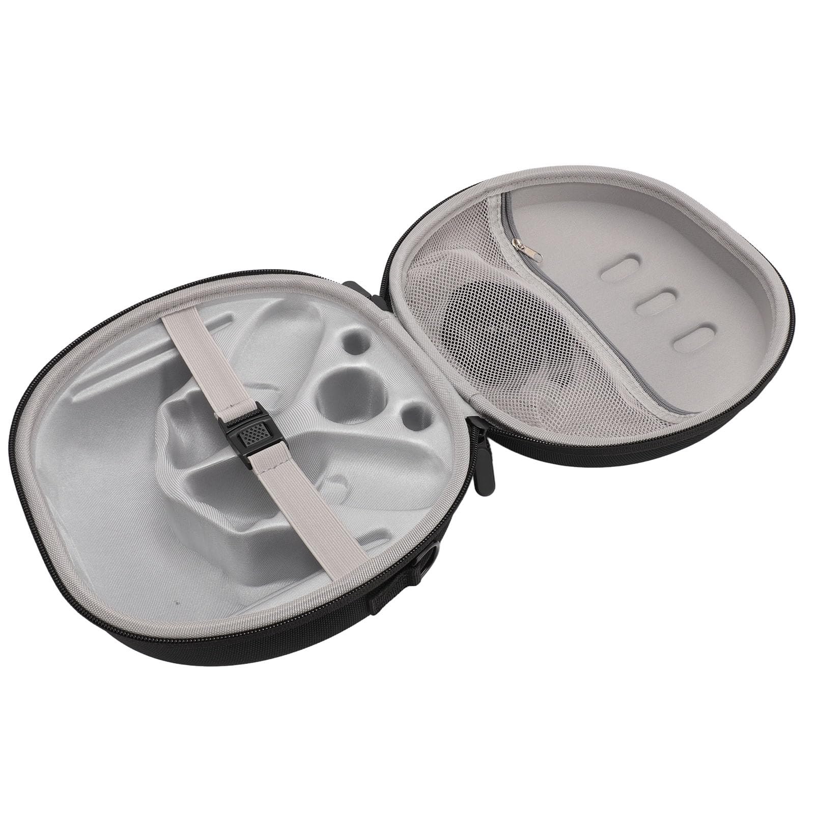 Fockety Custodia Da Trasporto per Visore Meta 3 VR, Custodia Protettiva Da Viaggio Con Tracolla, Rigida Antiurto per Accessori 3, per Viaggi e Archiviazione A CASA (BLACK)