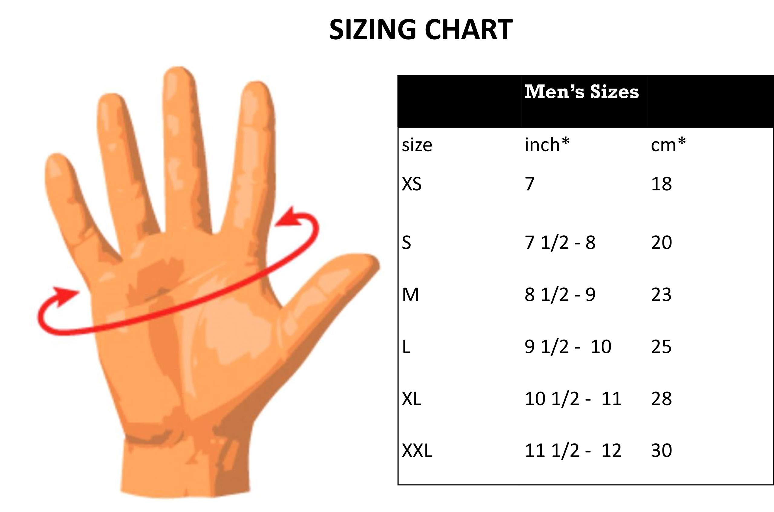 Chilly Grip, Red Steer A311, Blue Heavy Duty Textured Rubber Palm, 3 Pairs Per Pack (XL)