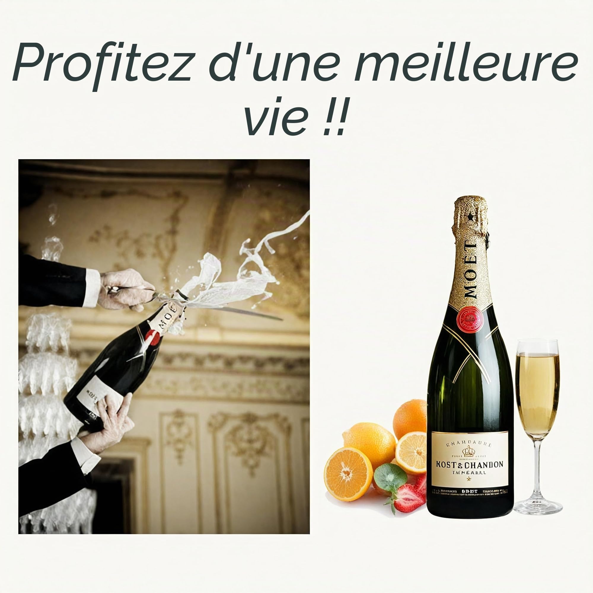 Bouchons à champagne vin acier inoxydable lot de 3 Ausyde