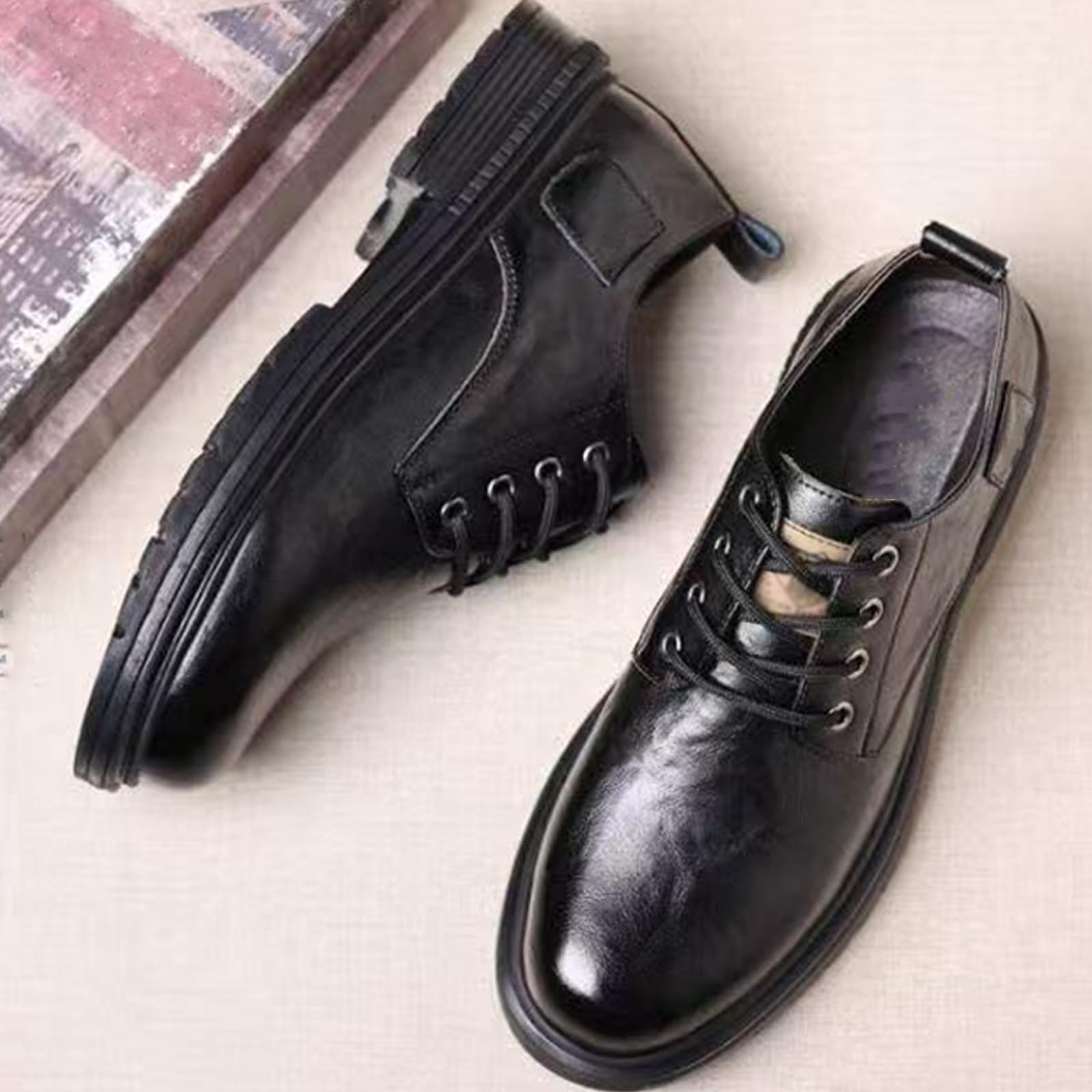 Uomo Scarpe da Formale Scarpe da Sera | antiscivolo, traspirante, Punta Tonda, classico, Nozze, Commerciale, Sposa