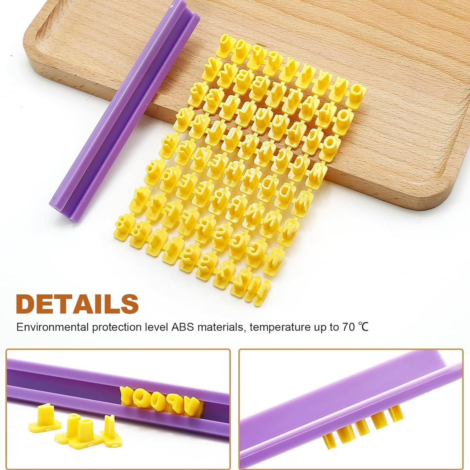 Buchstaben Zahlen Ausstecher, Alphabet Cutter, 172 Teile/Set Weihnachten | Keksausstecher Backen, Kreative Kekspresse, Lustige Keksausstecher, v
