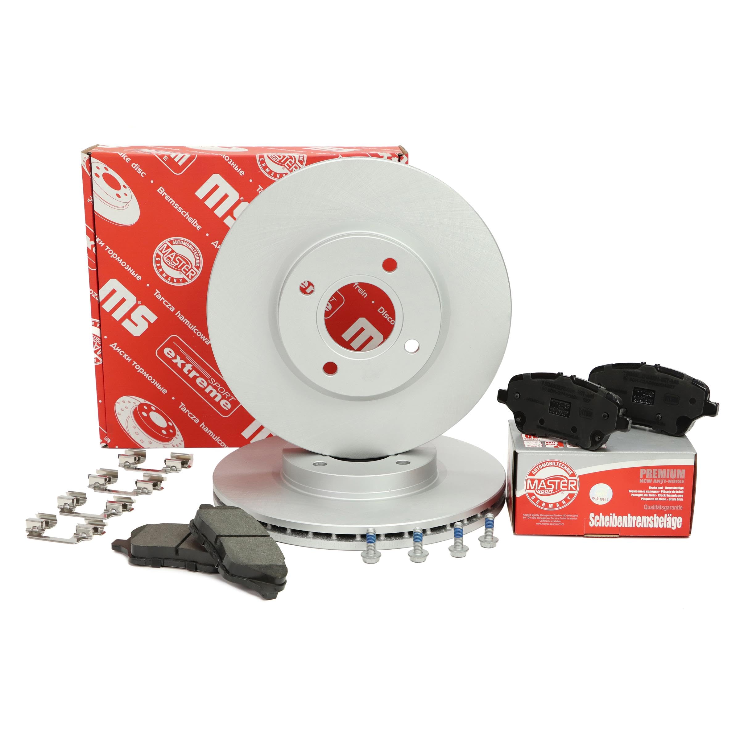 Bremsenset Vorne Belüftet Ø278mm - Bremsscheiben und Beläge Kompatibel mit FORD Fiesta Mk6 Schrägheck JA8, JR8 B-MAX JK Tourneo Courier MPV Fiesta Mk6 Kastenwagen Fiesta Mk6 Limousine