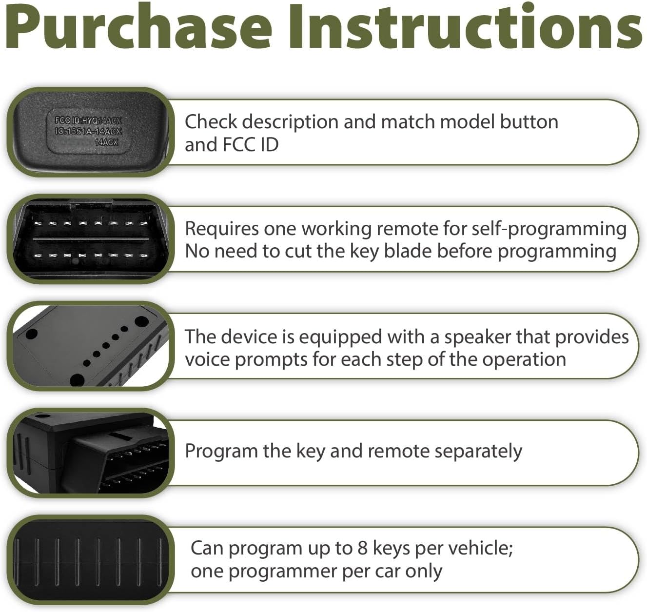 Smart Key Fob Replacement for 2015 2016 2017 2018 2019 2020 2021 2022 Toyota 4-Runner Tundra Tacoma Sequoia 231451-0010 HYQ14FBB Keyless Entry 3 Buttons 315MHz image 4