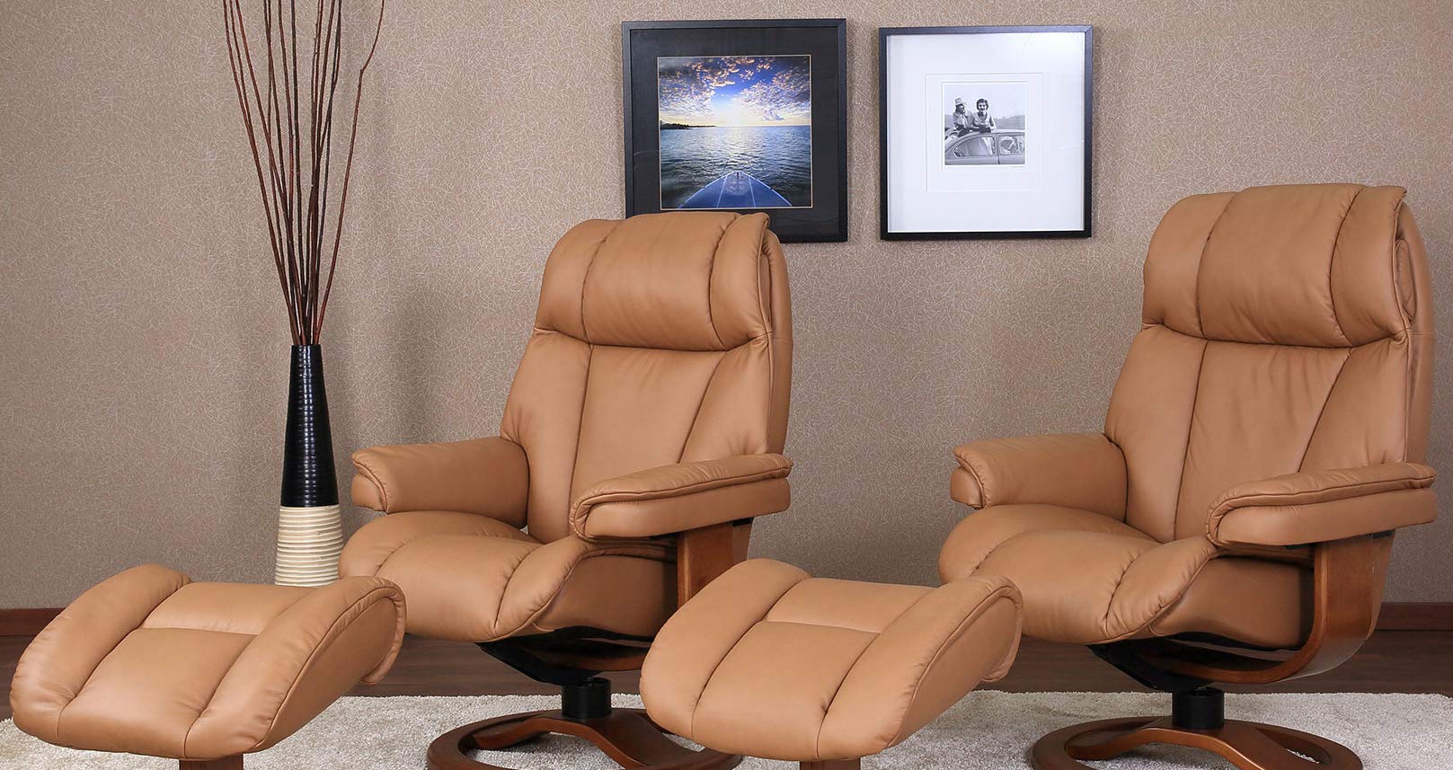 Amazon.com: Fjords General Large Ergonomic Recliner Chair with