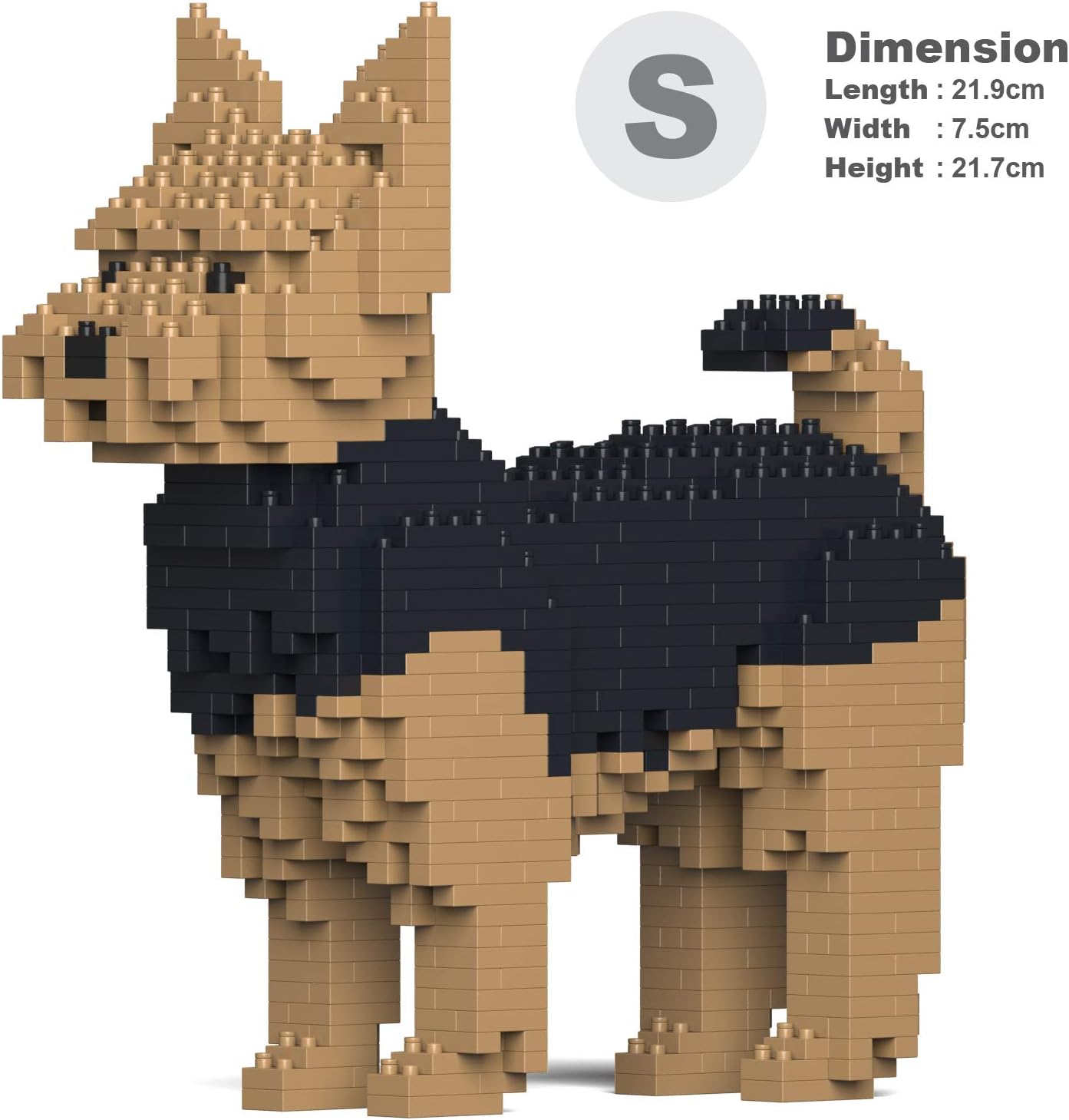 JEKCA Yorkshire Terrier 01S | Dog Plastic Building Blocks | Age 14+