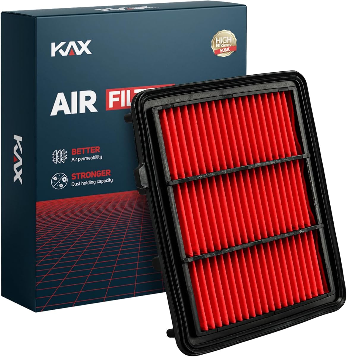 KAX Premium Engine Air Filter, CA12290 Replacement for Honda Accord 2018 2019 2020 2021 2022 2023 L4 1.5L, Advanced Air Filter Media, Increased Acceleration : Automotive