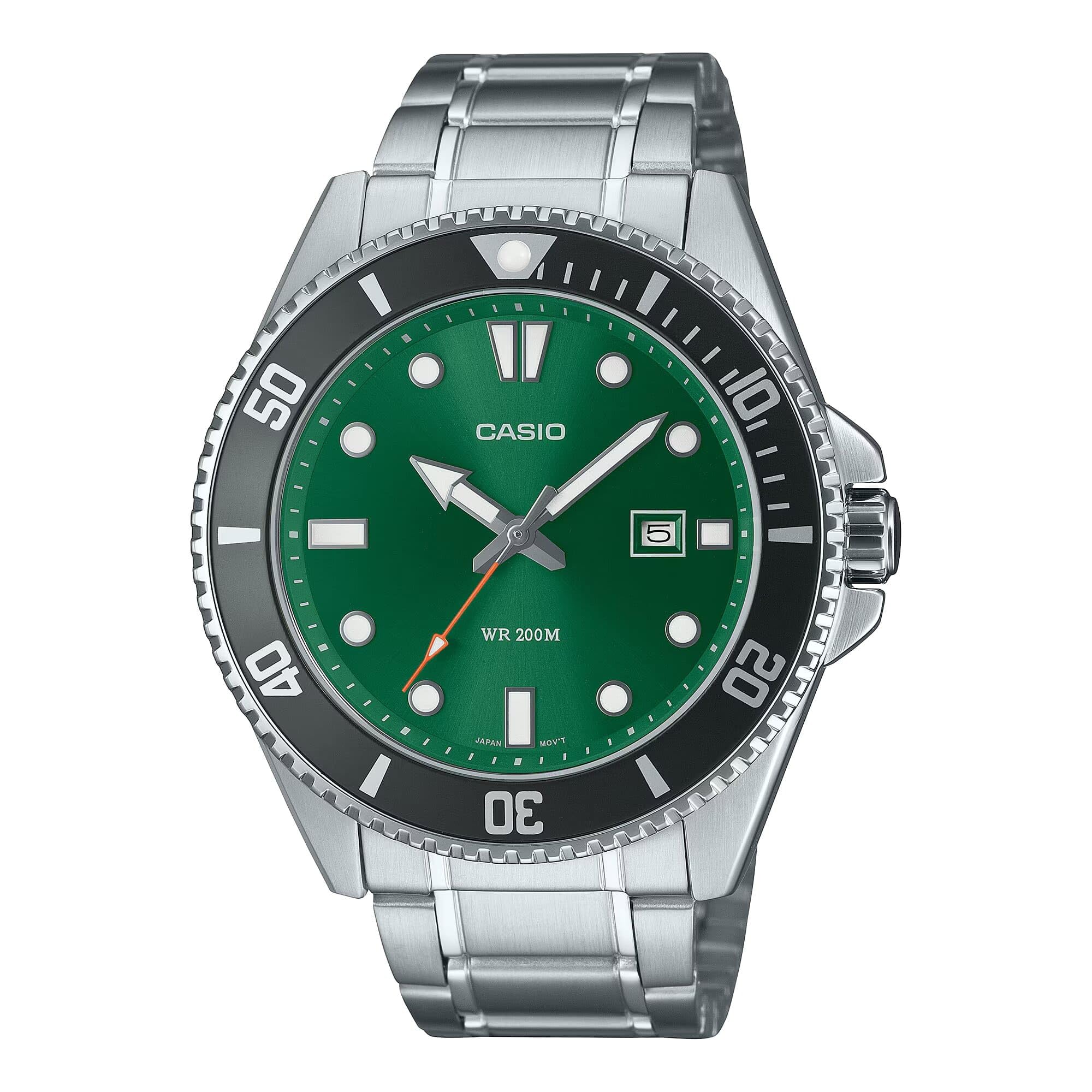 Casio Watch: Silver MDV-107D-3A2VDF