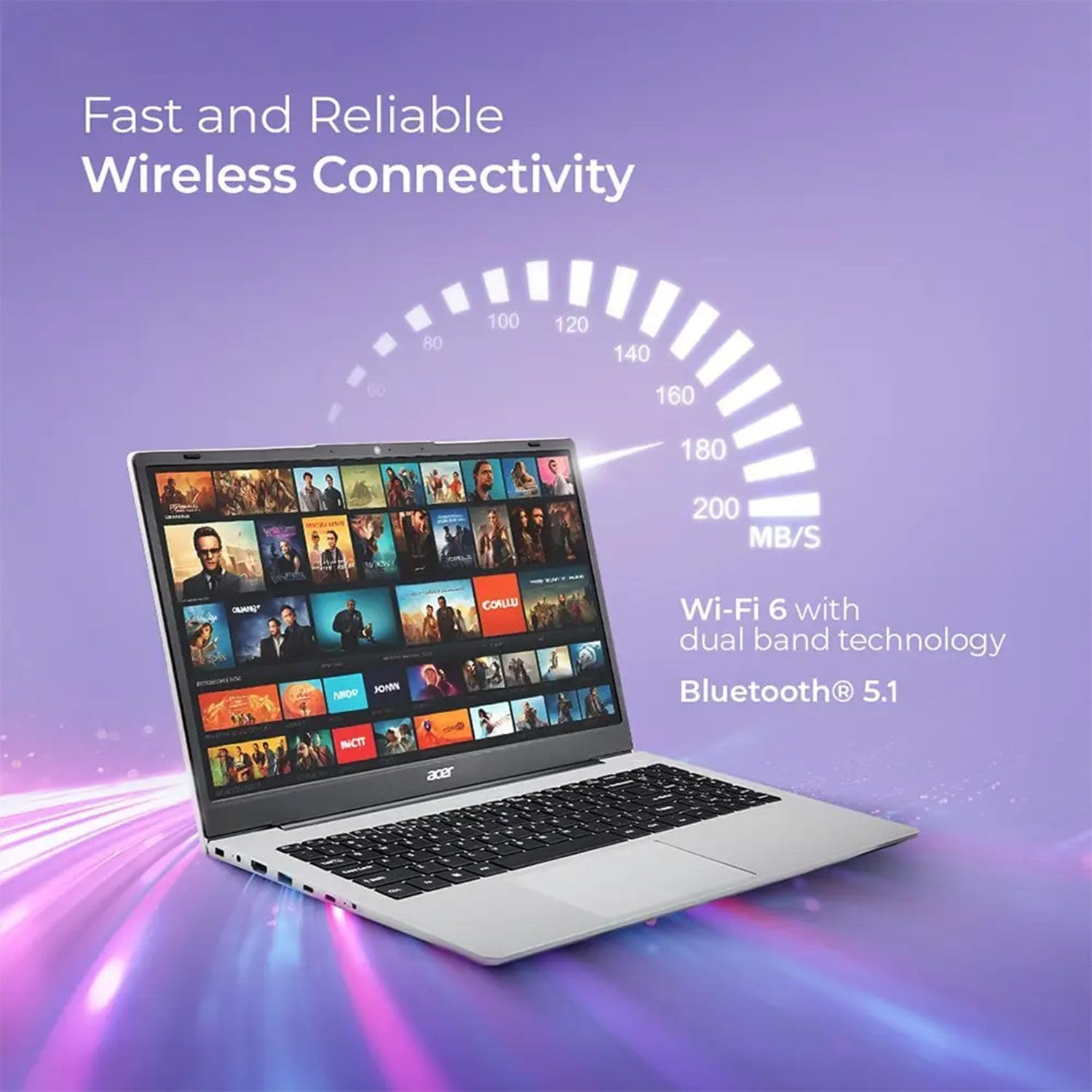 acer Aspire 3 Premium Slim Laptop Computer with Backlit Keyboard - AMD Ryzen 5 7430U CPU - 16GB RAM - 512GB SSD - 15.6" FHD Display - Fast Wi-Fi 6 - Webcam - Copilot AI Chat - Windows 11 Pro