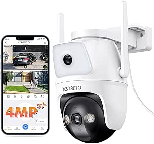 EZVIZ C8c 4MP Caméra Surveillance WiFi Extérieure à 360° avec Suivi
