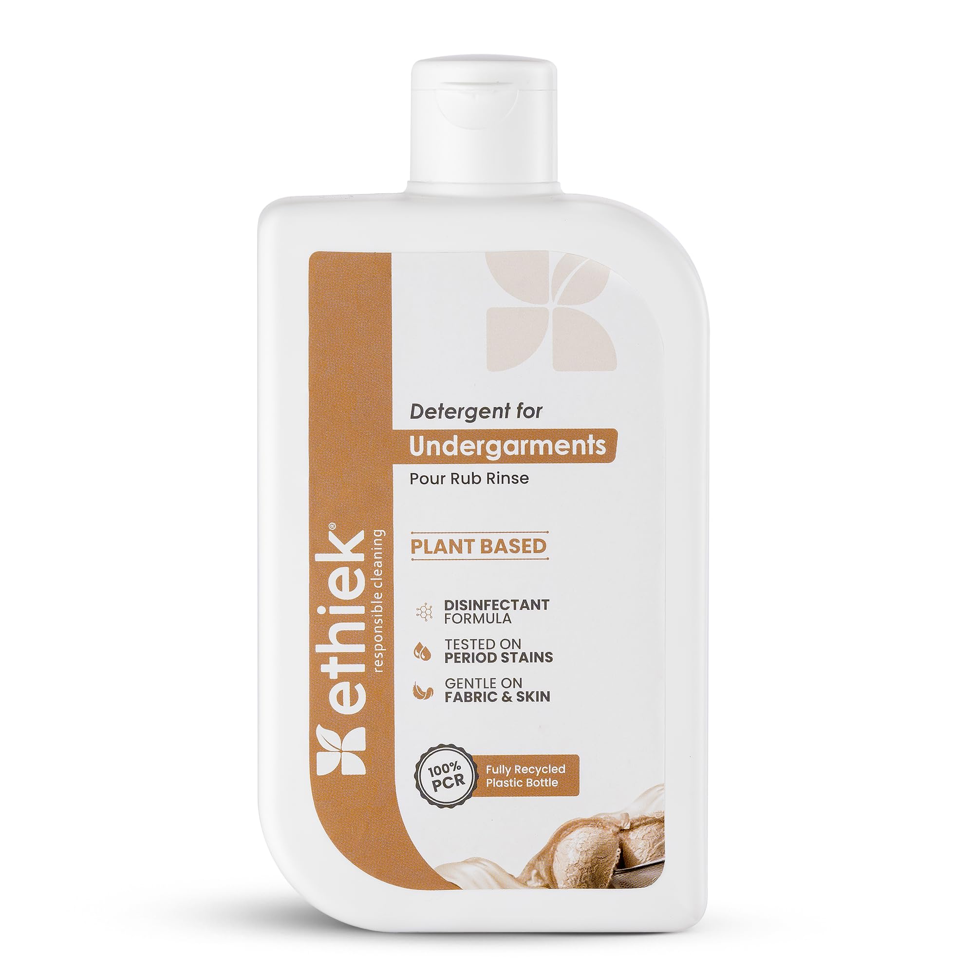 Undergarment Liquid Detergent for Men/Women | Plant-Based Detergent for Intimate Wear | No Soaking Needed, Disinfectant Liquid for Hand Laundry | 300ML