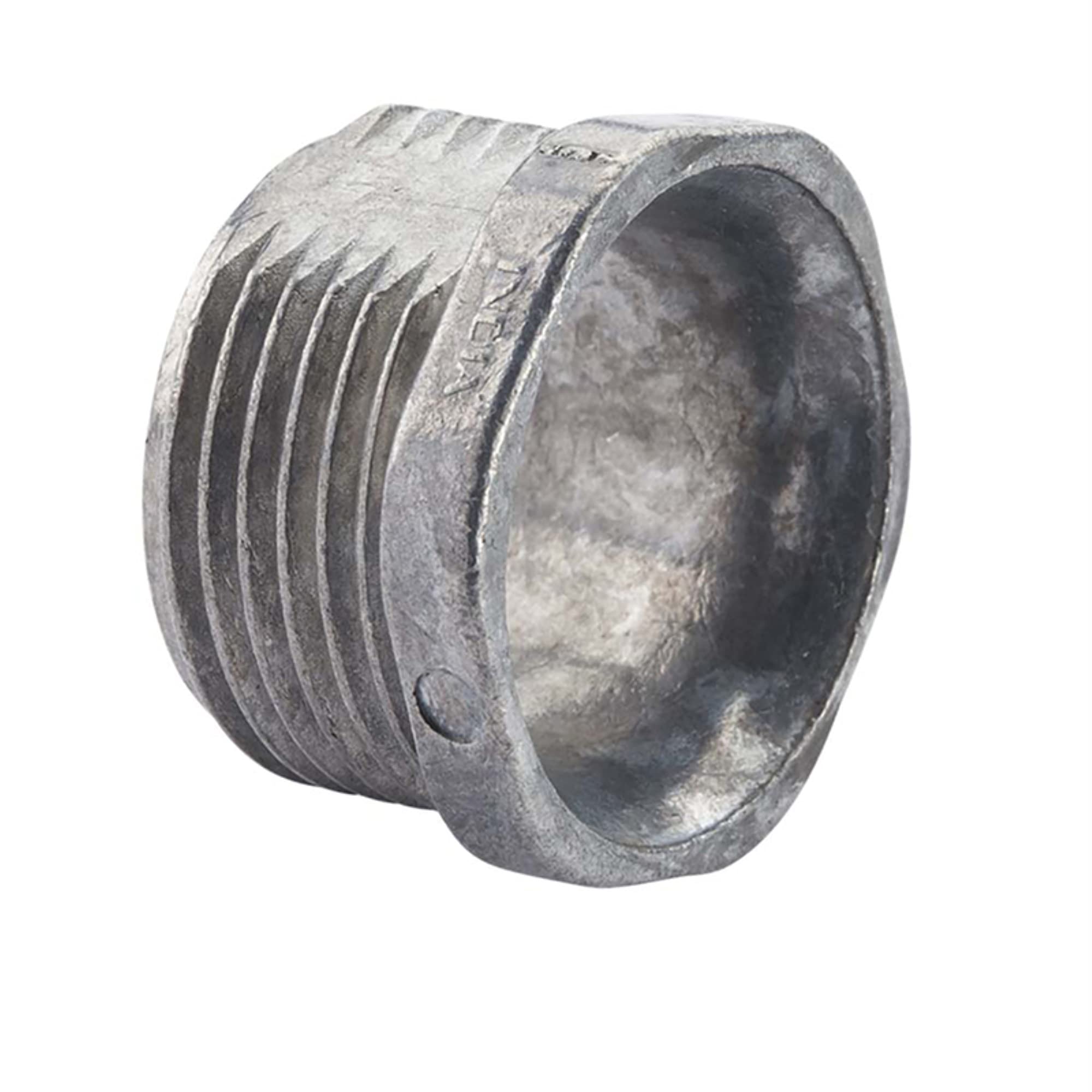 Raccord Chase Nipple Halex 07015 manchon court fileté en zinc 1-1/2" pour gaine rigide