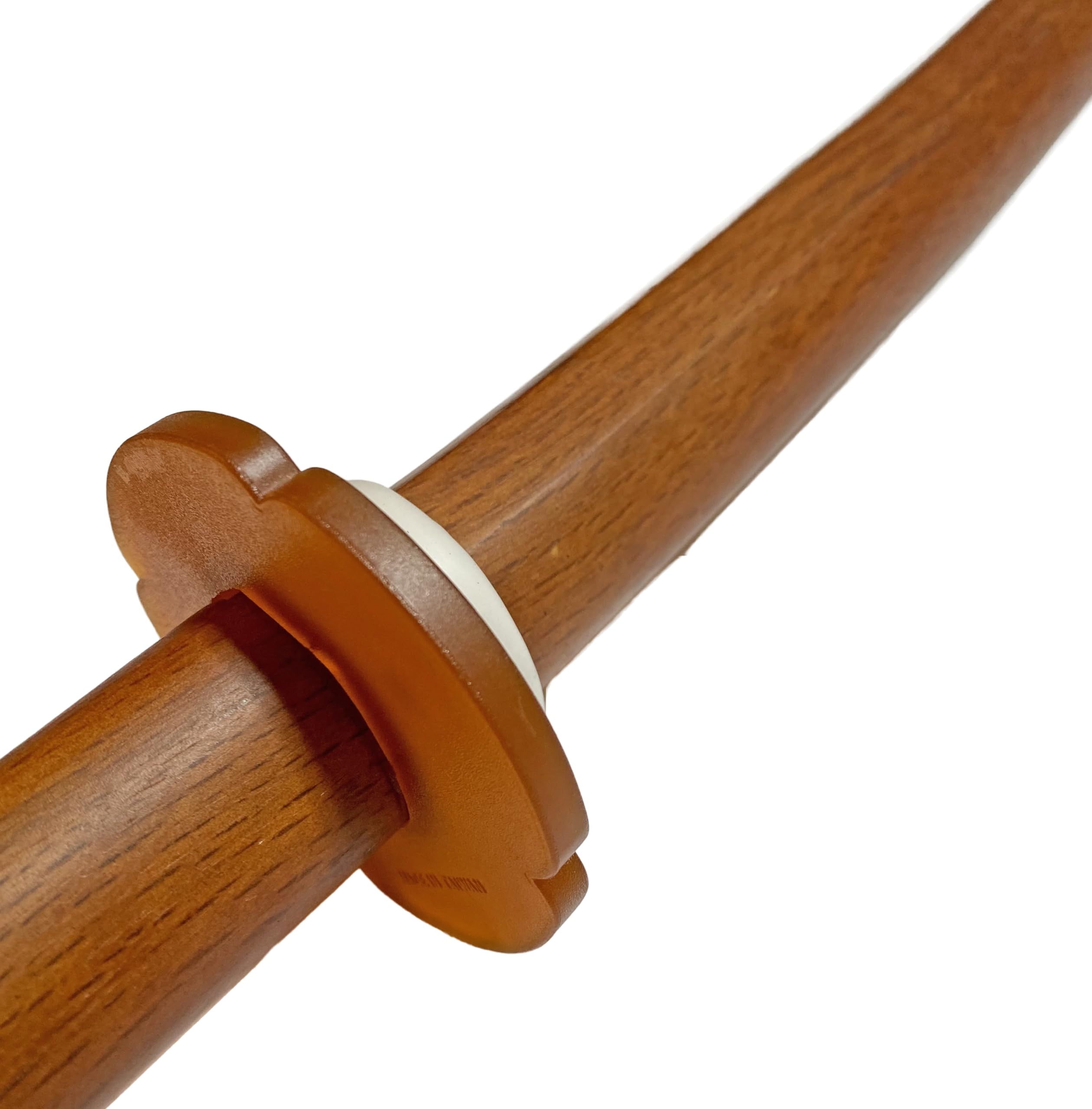 Shoto en Chêne Rouge - 54 cm avec Tsuba - Épée Courte Japonaise en Bois pour Aikido, Iaido, Kempo, Kobudo, Arts Martiaux - Entraînement