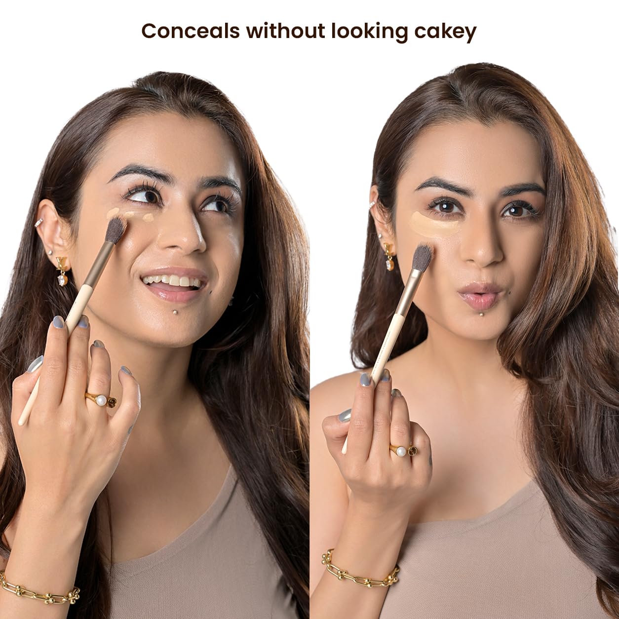 Milagro Beauty Concealer Brush 13 β Ultra-Soft, Vegan Brush for Seamless Cream & Liquid Foundation Application, Precision Coverage, Easy to Clean, Travel-Friendly, Cruelty-Free, Multipurpose Tool 1