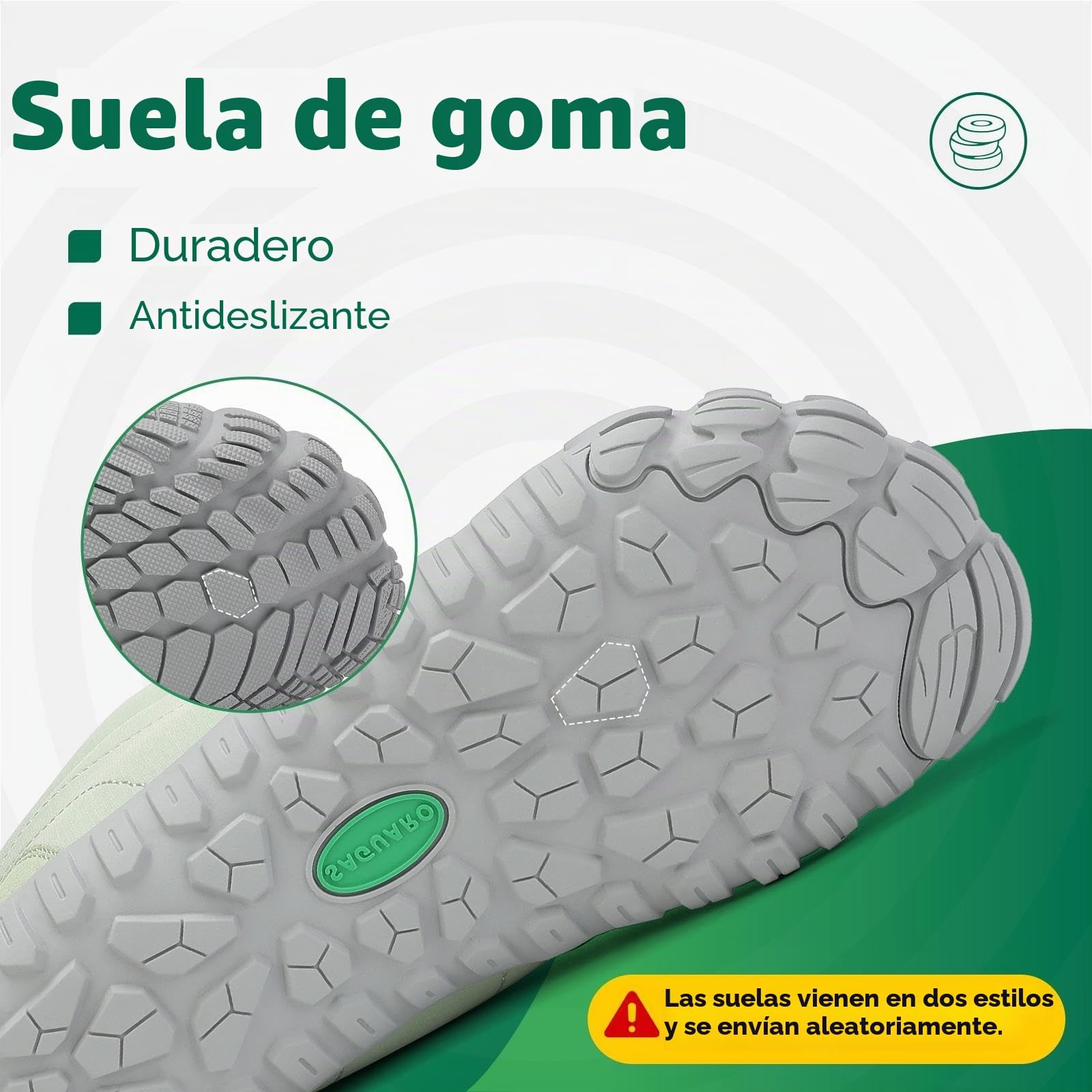 SAGUARO Zapatillas Barefoot Hombre Zapatillas Minimalistas Mujer Zapatillas de Trail Running Antideslizantes Zapatos Barefoot Calzado Descalzo con Suela Zero Drop, EU Gr.36-48