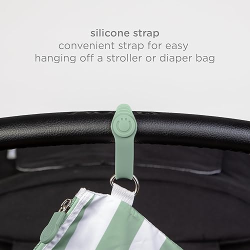 Miniatura 6 de Ubbi Alfombrilla cambiadora para bebé con bolsa de transporte, suave y cómoda, accesorio imprescindible para recién nacidos, fácil de limpiar,