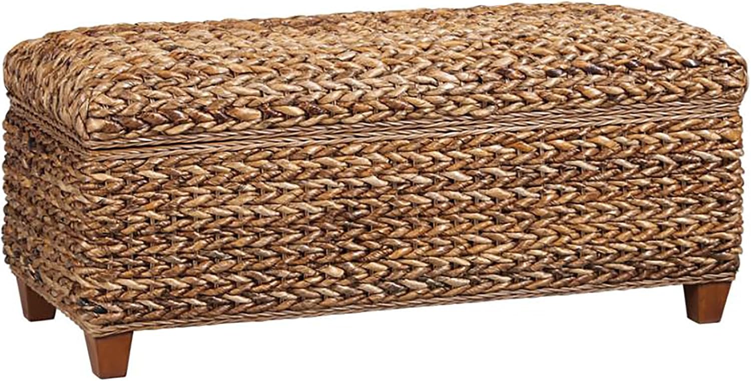 GOWE Amber Woven Banana Leaf Storage Trunk
