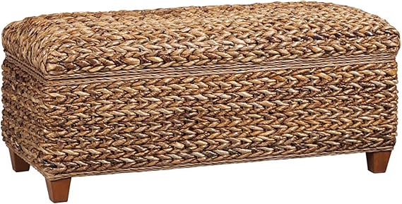 GOWE Amber Woven Banana Leaf Storage Trunk