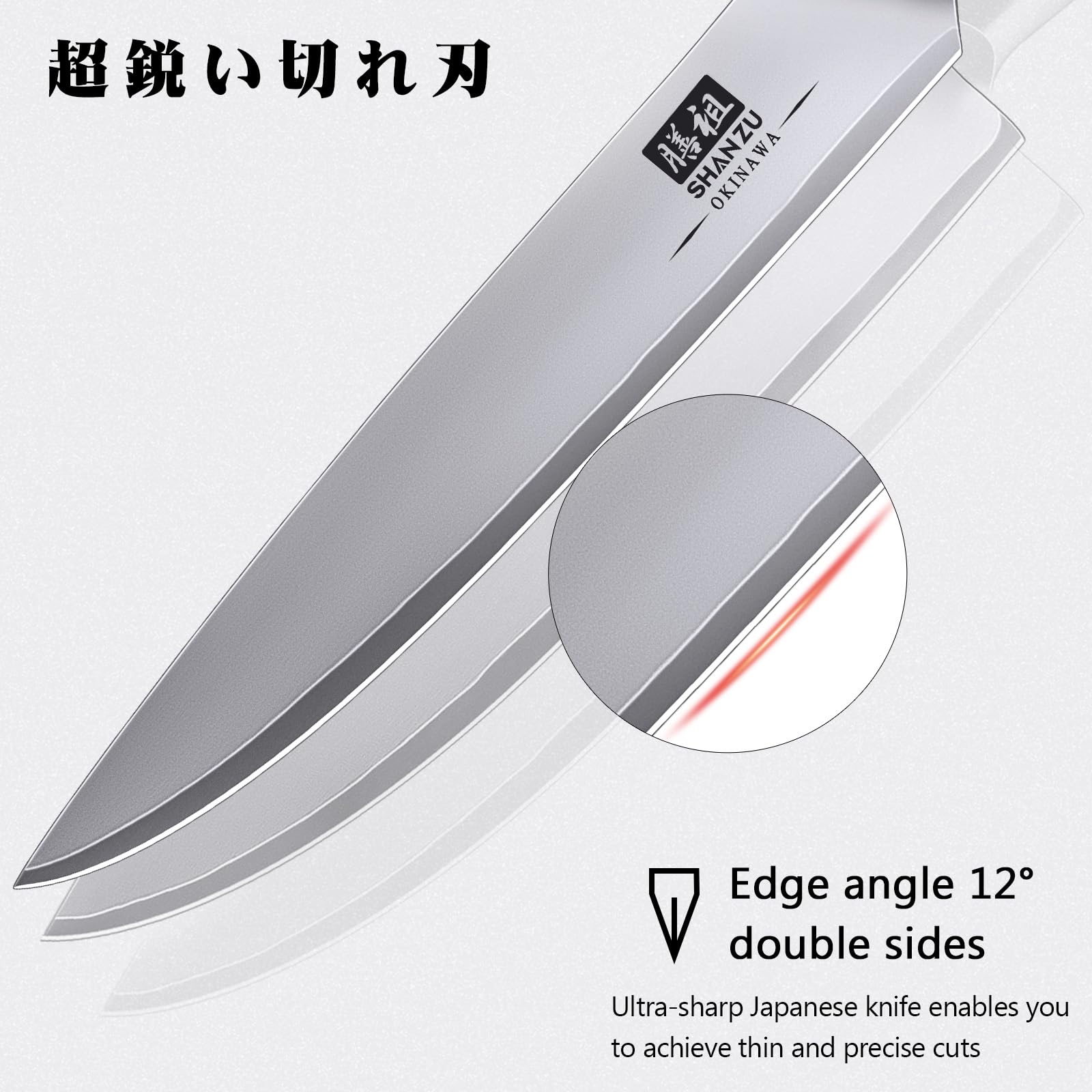 SHAN ZU 6 In Chef Knife,10Cr15MoV High Carbon Stainless Steel Kitchen Knife — Amazon image 4