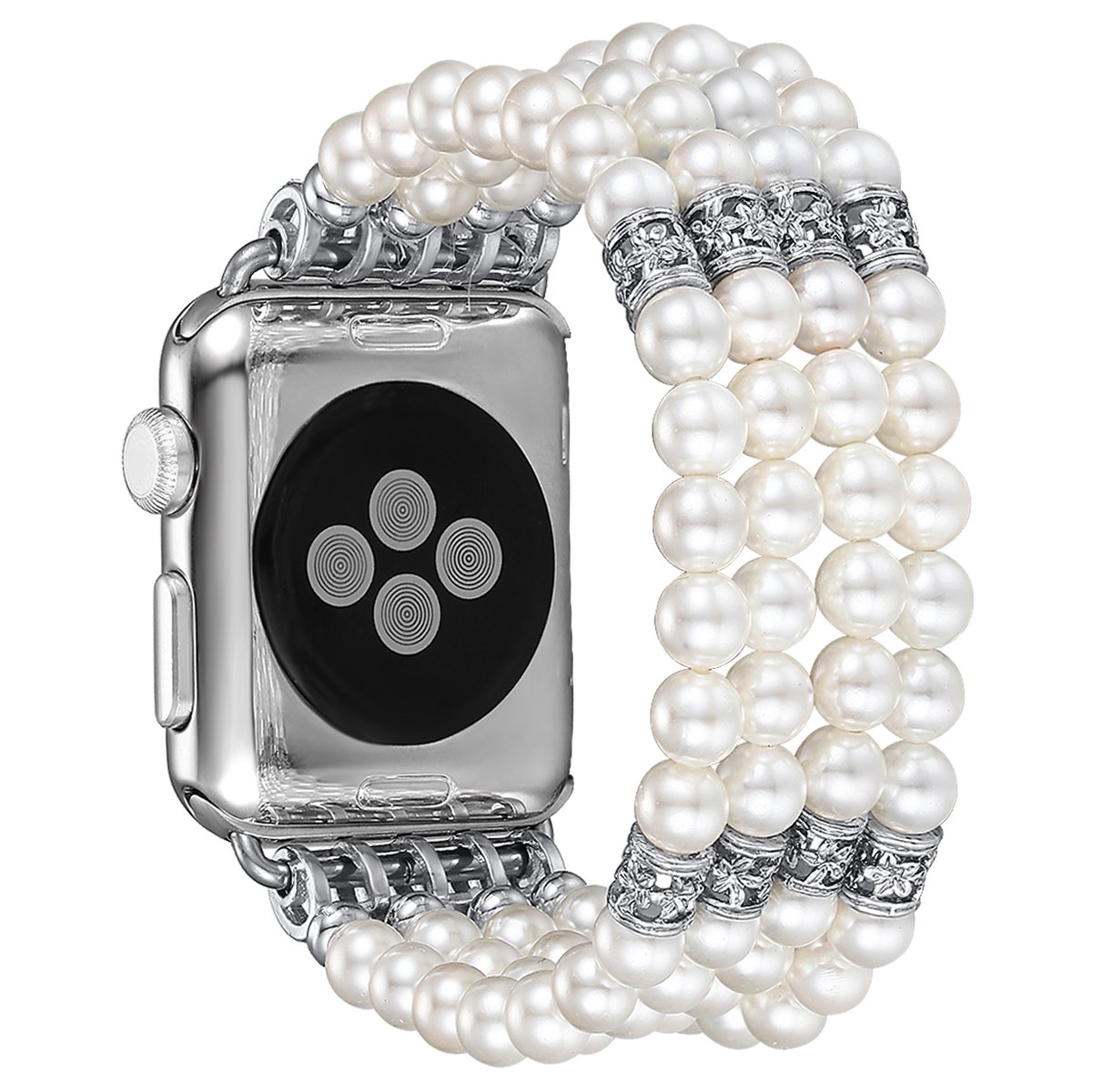 Amazon.com: fastgo Compatible With Pearl Apple Watch Bands 