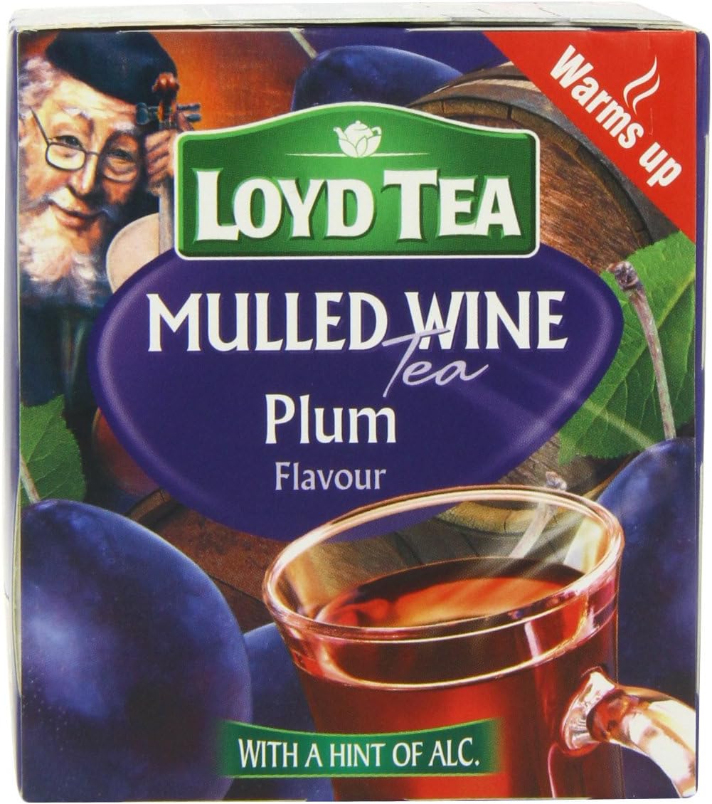 Mokate Loyd Plum Mulled Wine 10 Teabags 30 g (Pack of 8)
