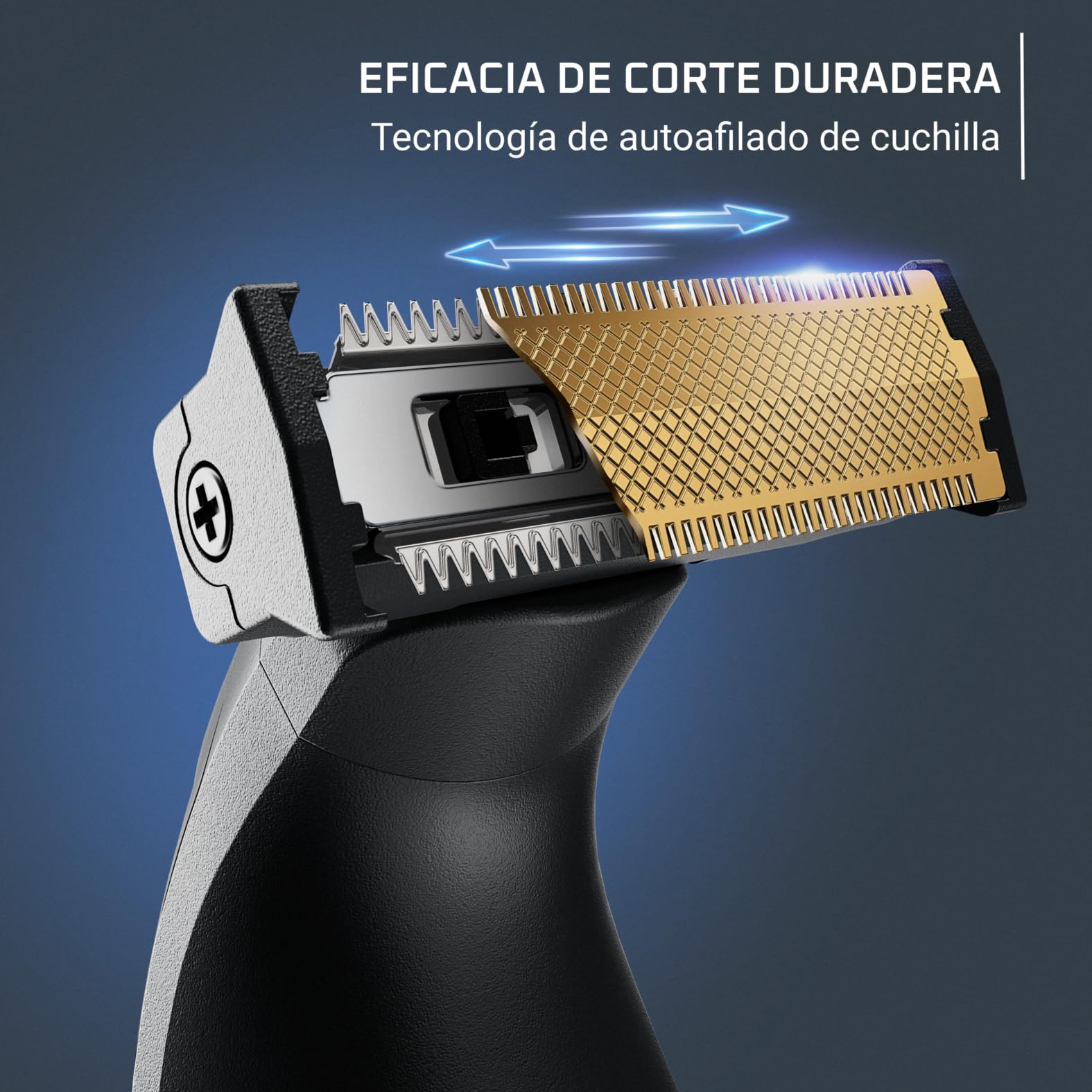 Rowenta Forever Sharp Comfort, Barbero, Diseñado para Durar, Cuchillas Autoafilables, 120 min de Autonomía, TN6044E0