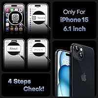 Vista 347 de TOCOL Funda magnética para iPhone 15 Pro Max, protección completa mejorada de la cámara, compatible con Magsafe, protección contra caídas, funda