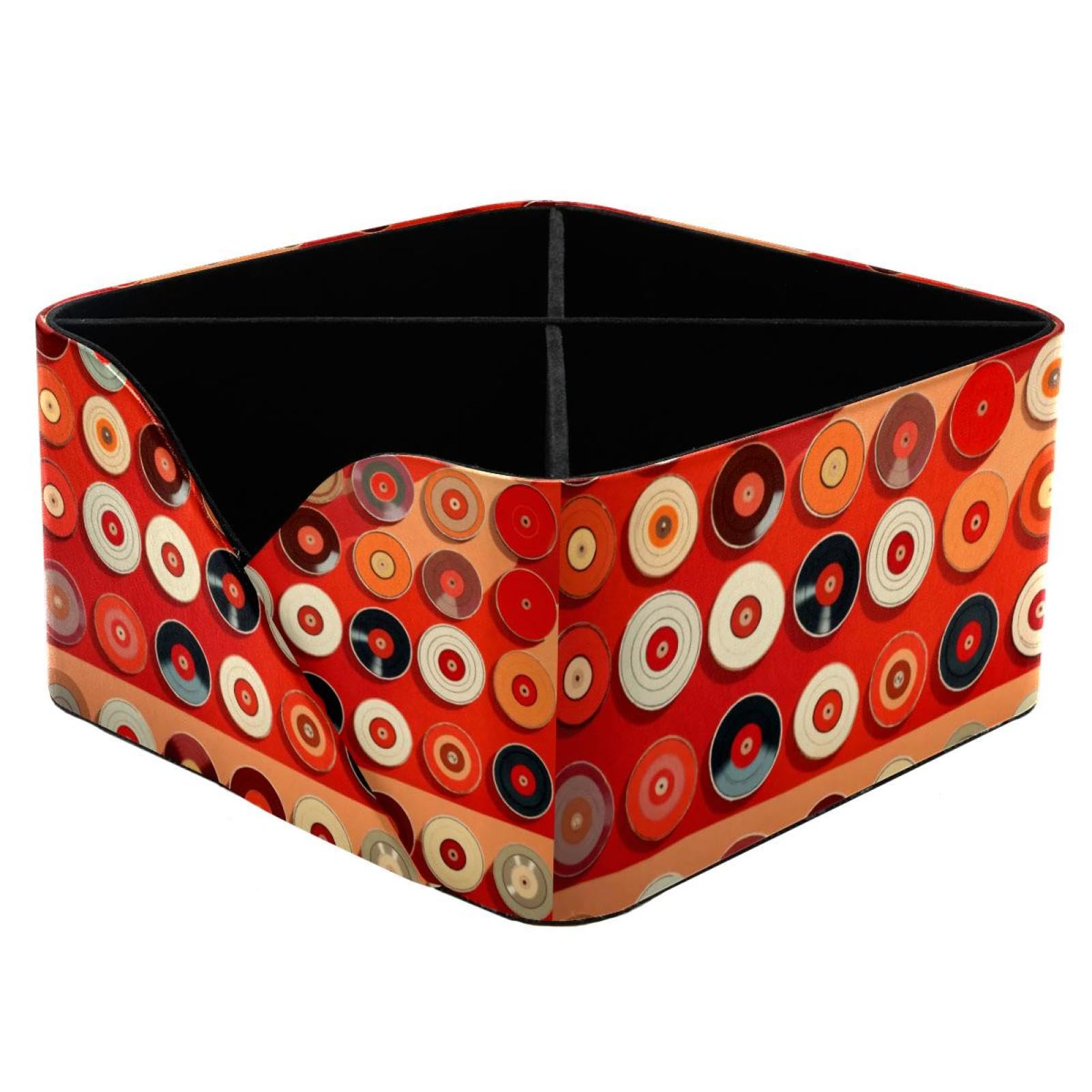 Porte-stylo rectangulaire rouge et organiseur de bureau papeterie