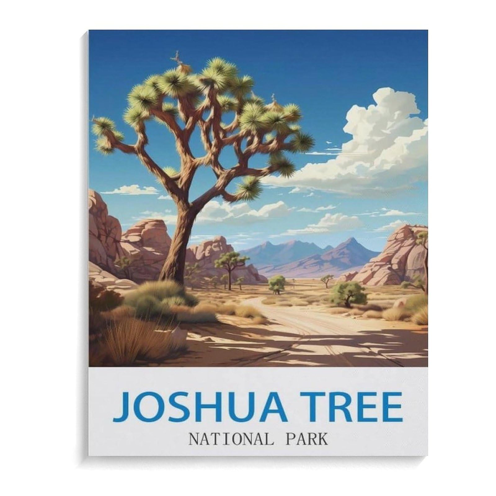 Wood Jigsaw Puzzle 1000 Pieces，Joshua Tree - National Park，Adult Children Toys Decompression Game（75x50cm）-A3