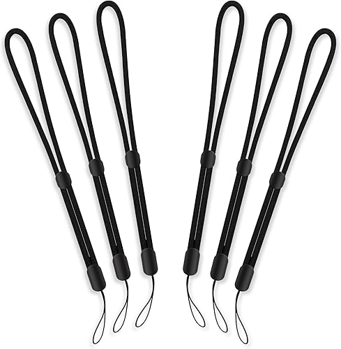 Eggsnow Correa de muñeca de mano, 6 unidades de 8.8 pulgadas, correa de muñeca ajustable para cámara, correa de muñeca monocular, cordón de muñeca