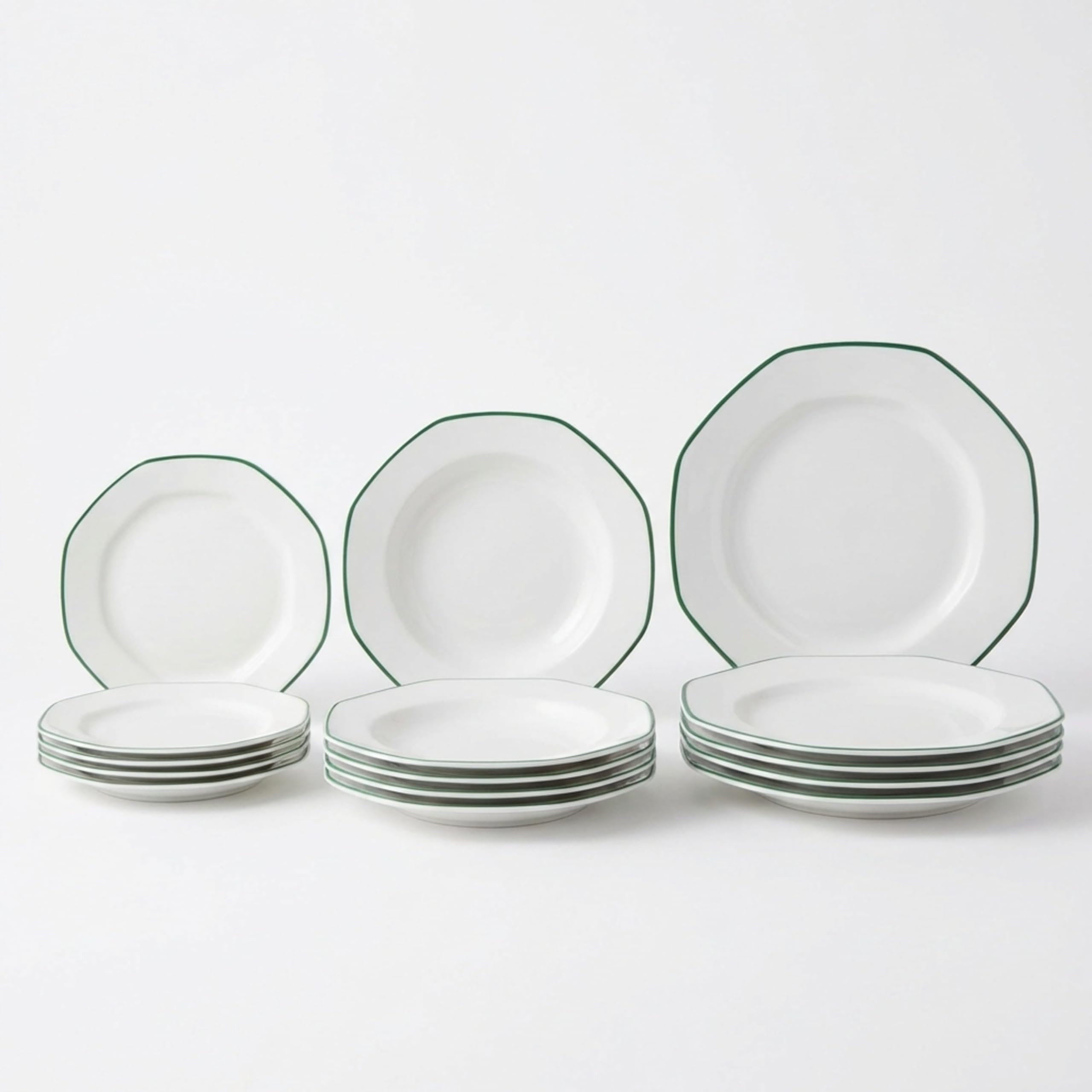 SANTA CLARA | Vajilla Completa 12 Piezas Cerámica Stoneware Redonda para 4 Personas, Apta Microondas y Lavavajillas, Vajilla Coimbra con Diseño Tradicional para Hogar y Cocina — view 9