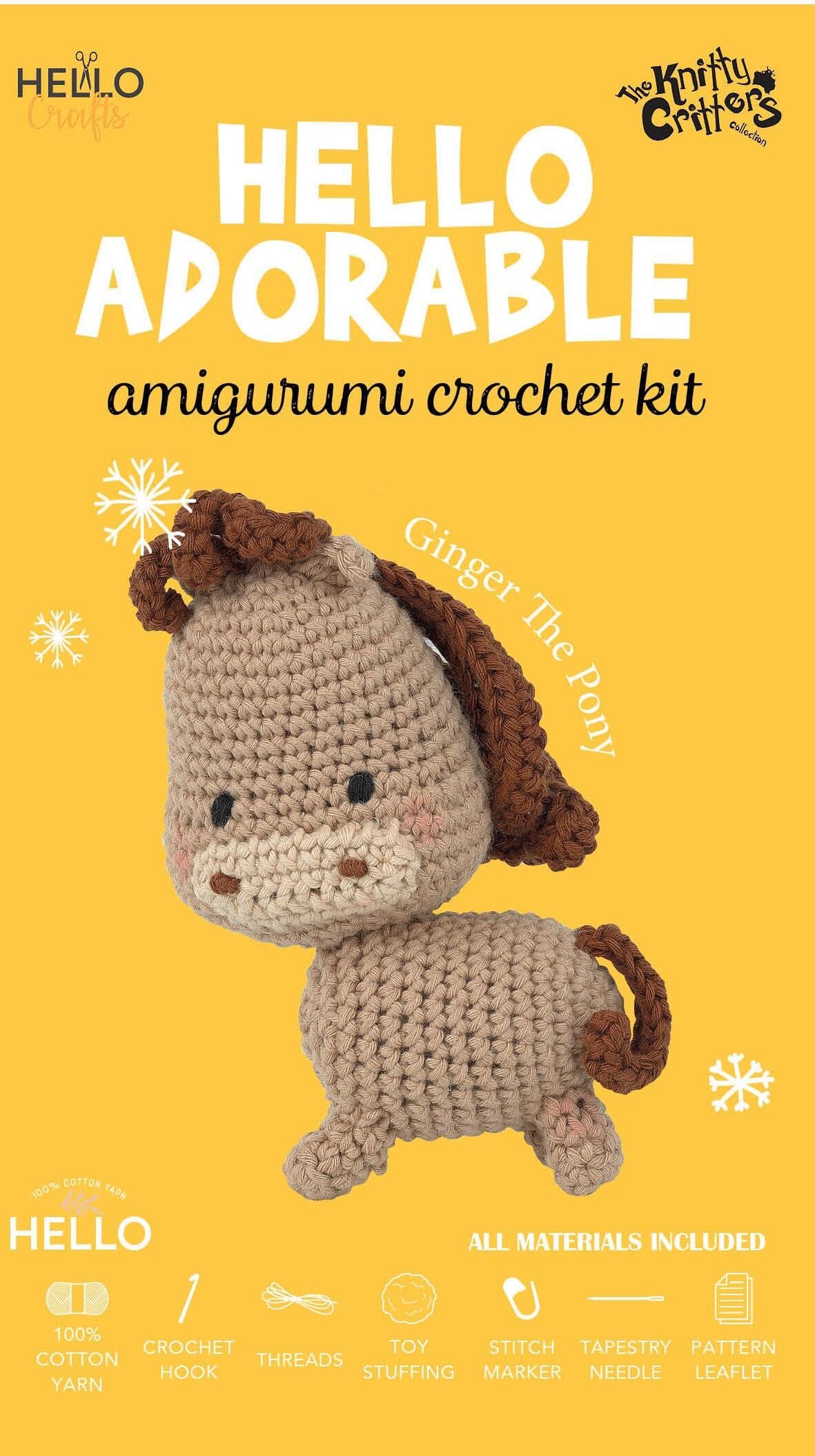 Knitty Critters Ginger The Pony Hello Adorable