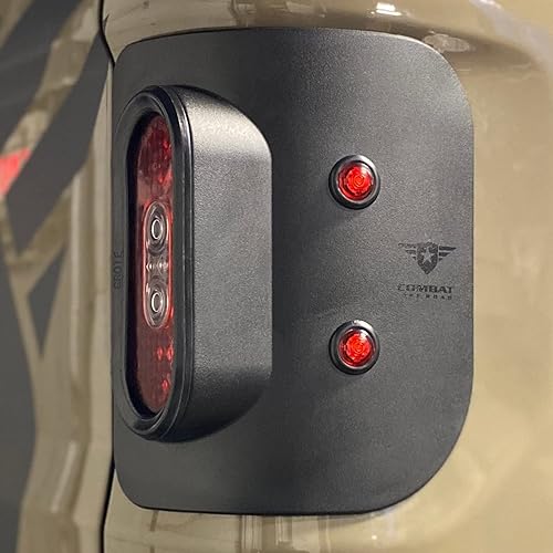 Miniatura 7 de Luces traseras LED de artillero de cola compatibles con Jeep JT Gladiator, montaje empotrado, aprobado por SAEDOT