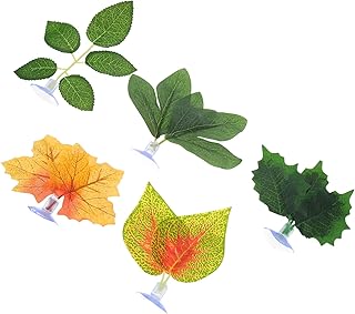 BUGUUYO 5 Peças Planta Sugadora De Animais De Estimação Rastejante Enfeites De Plantas Simuladas Decoração De Plantas De Répteis Para Terrário Plantas De Tanque De Peixes Artificiais