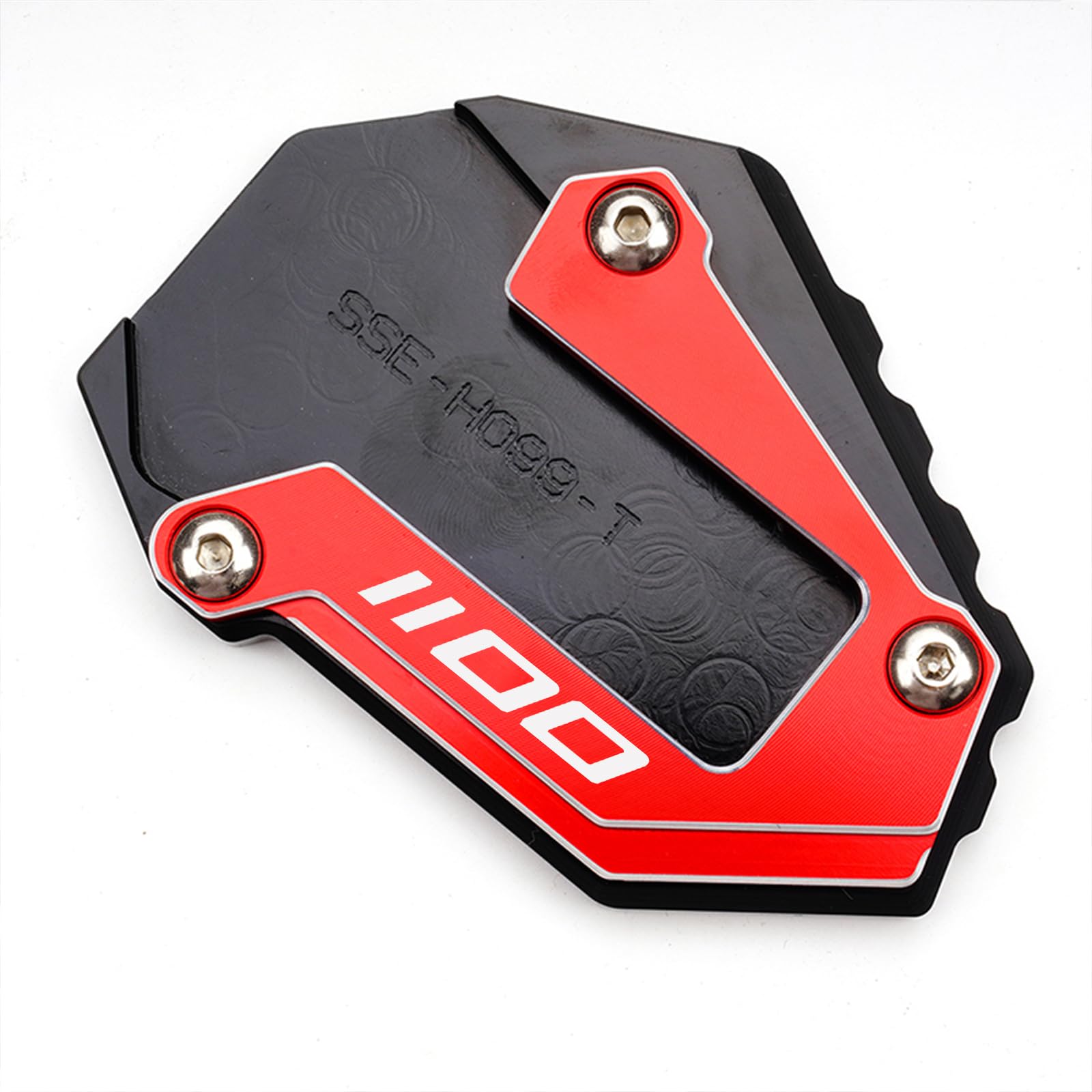 Piastra Supporto Laterale Estensione Cavalletto Moto per Africa Twin 1100 Adventure Sports DCT 2023 CRF1100L 2020-2025 Accessori CRF 1100L crf 1100 l (Rosso)