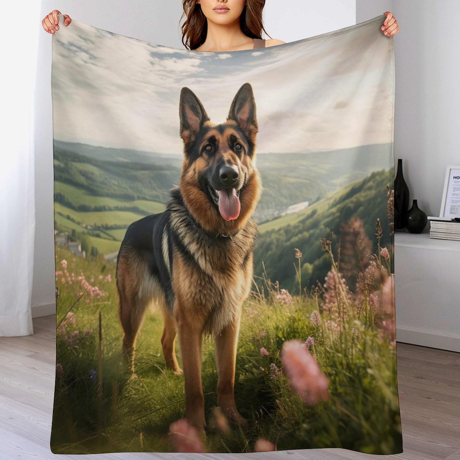 Couverture flannel polaire pour chien plaid de canapé et lit 100x130cm
