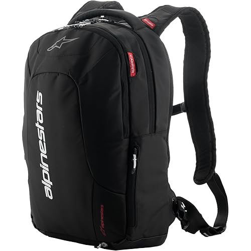 Alpinestars City Hunter V2 Motorcycle Backpack, Waterproof, Lightweight, Ergonomic Design with Padded Laptop Sleeve & Secure Storage for Riders