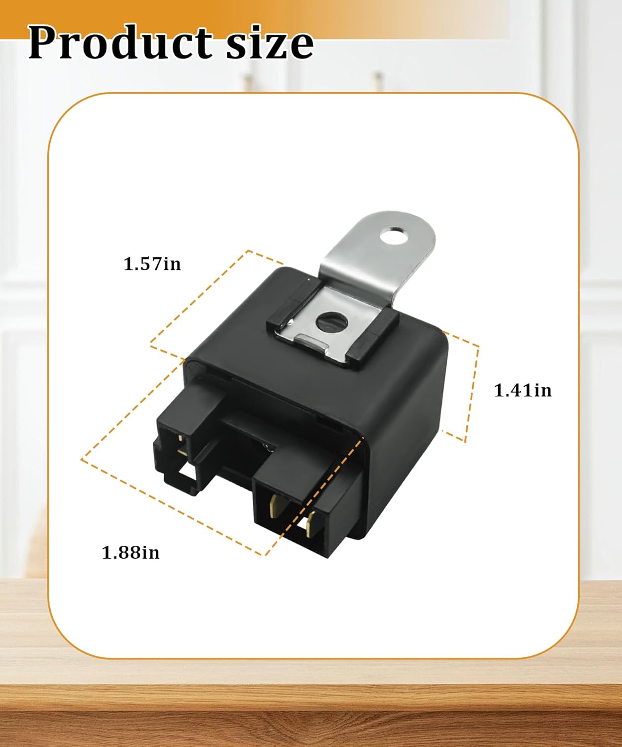36860-42011 Glow Plug Relay Hyundai H1 H100 Starex,Compatible with Montana Mahindra Cub-Cadet Tractors Caterpillar Farmtrac LS LG,Replace TRG750 40007069 Q1800011 LG1379
