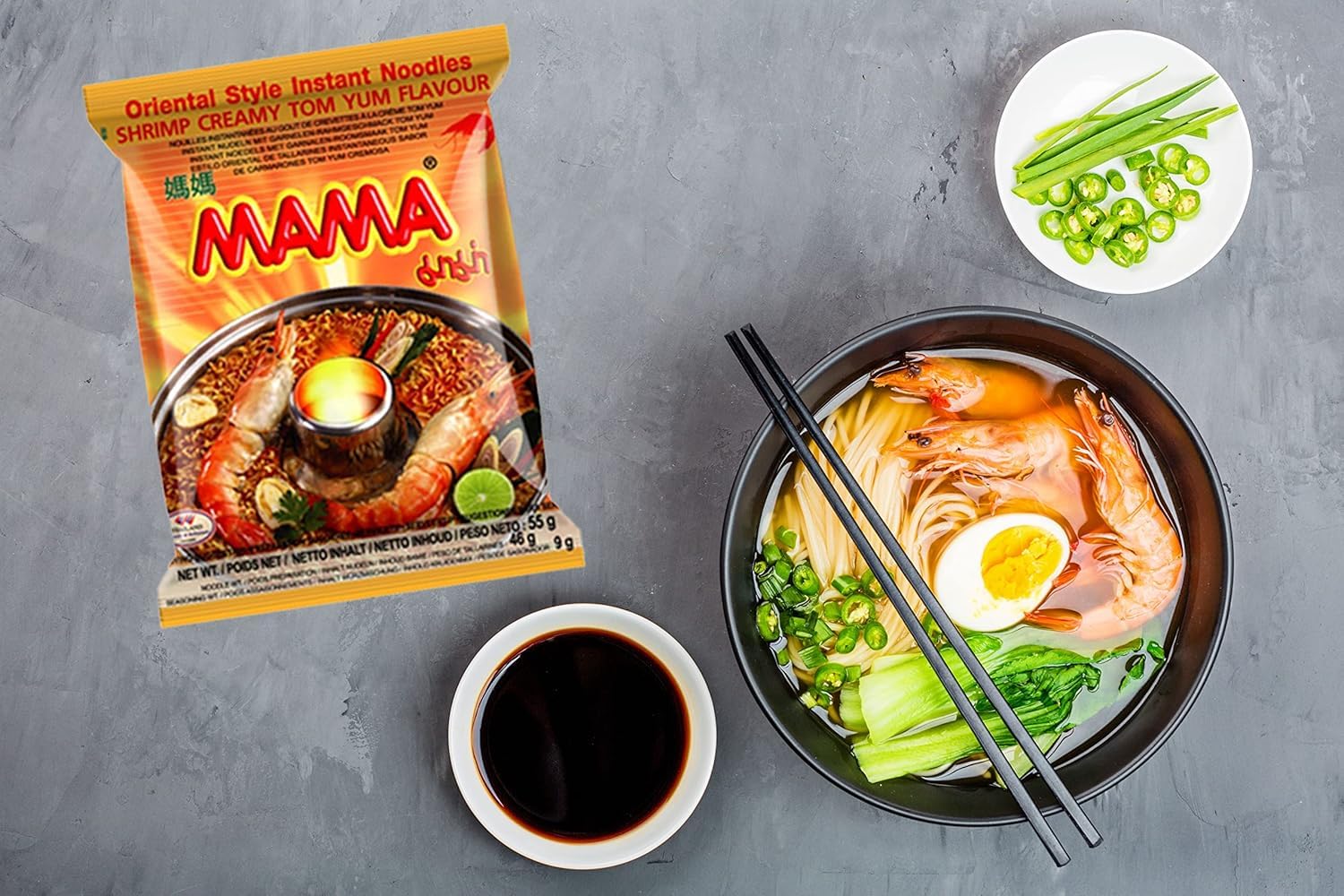 Amazon.com: Mama Oriental Style instant noodles Mix Flavor Bundle
