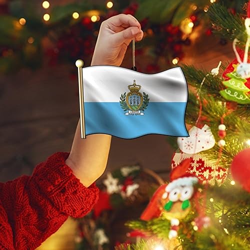 Vista 116 de Adorno acrílico de Navidad de Filipinas, decoración de árbol de Navidad, adorno de Navidad nacional para niños, bandera de Filipinas, banderas