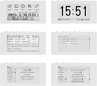 Vista 7 de Mini lector de libros electrónicos con pantalla de tinta de 2.66 pulgadas, dispositivos de lector E para reloj meteorológico, visualización