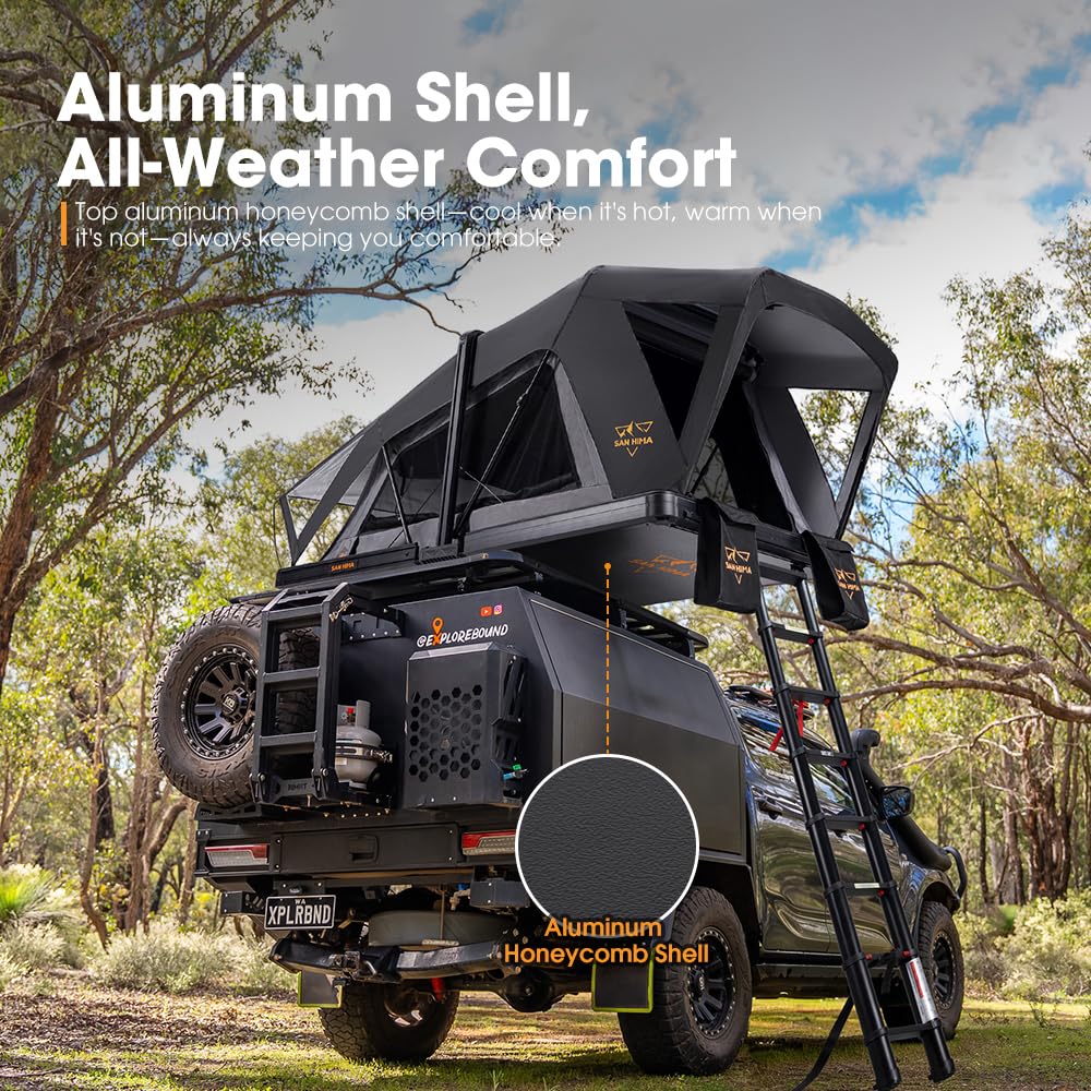 SanHima Rooftop Tent Hard Shell - Product View