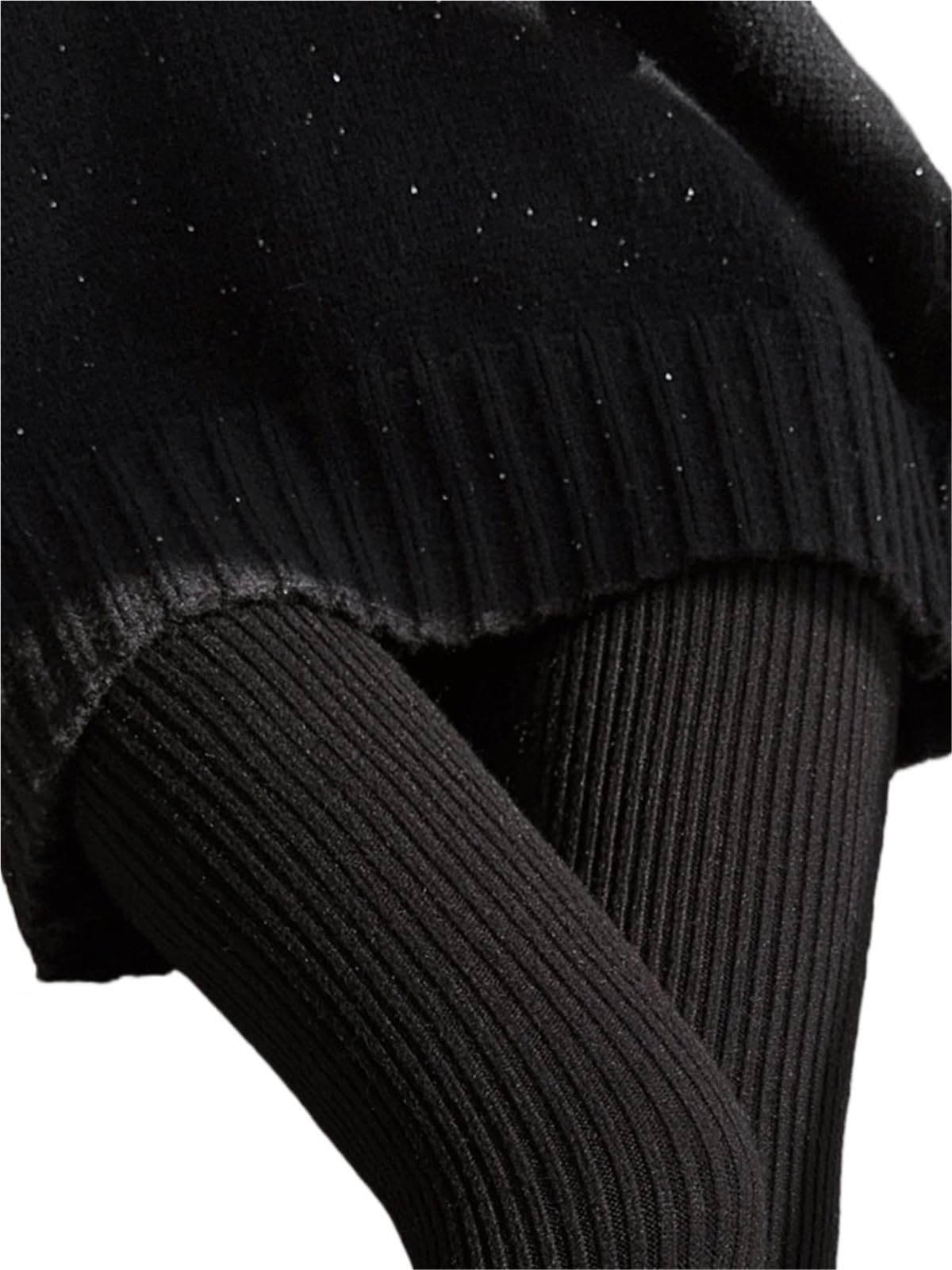 Calentadores Piernas Mujer Leggings de punto for mujer, pantalones básicos cálidos de invierno