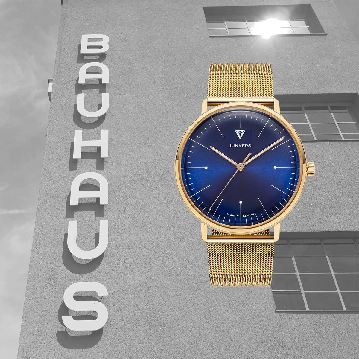 Junkers Bauhaus - Orologio da donna analogico al quarzo, 38 mm Junkers Bauhaus - Orologio da donna analogico al quarzo, 38 mm